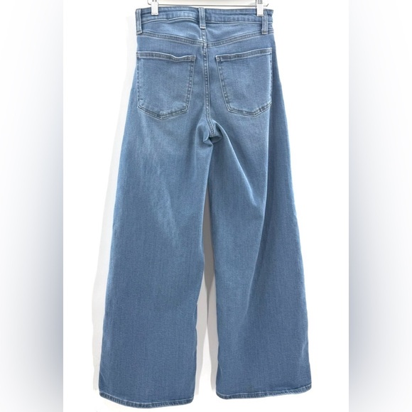 High-Rise Wide Leg Stretch Streetwear Jeans Universal Thread Medium Wash Size 6 - Picture 5 of 9
